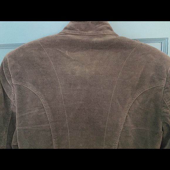 Zara Moss/Olive Green Velvet Cropped Jacket - Picture 9 of 11